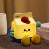 Cute Milk Carton Kids Night Light, USB Rechargeable Silicone Lamp for Nursery and Bedroom
