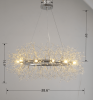 Modern American round crystal chandelier -12 bulbs