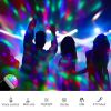 2x USB Mini Disco DJ Ball Car Party Atmospher Light Bar Colorful Sound Activated