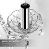 K9 Crystal Chandelier 4 Lights Modern Candle LED Chandelier Light Ceiling Lamp