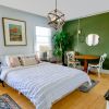 Farmhouse Chandelier Light Fixtures; 4-Light Adjustable Height Dining Room Wood Light Fixtures