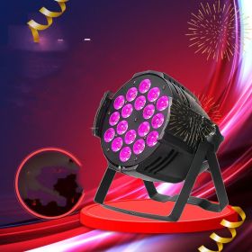 LED18 Full-color Par Light Six-in-one Dyeing Light (Option: 18LED dyeing lights W-US)